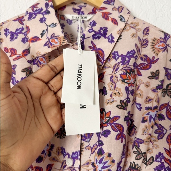 Thakoon Printed Tie Dress - Picture 6 of 7